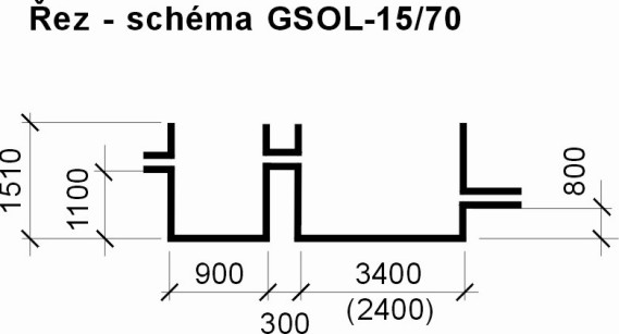 Výkresy: GSOL-15/70 ODLUČOVAČ ĽAHKÝCH KVAPALÍN