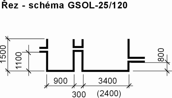 Výkresy: GSOL-25/120 ODLUČOVAČ ĽAHKÝCH KVAPALÍN